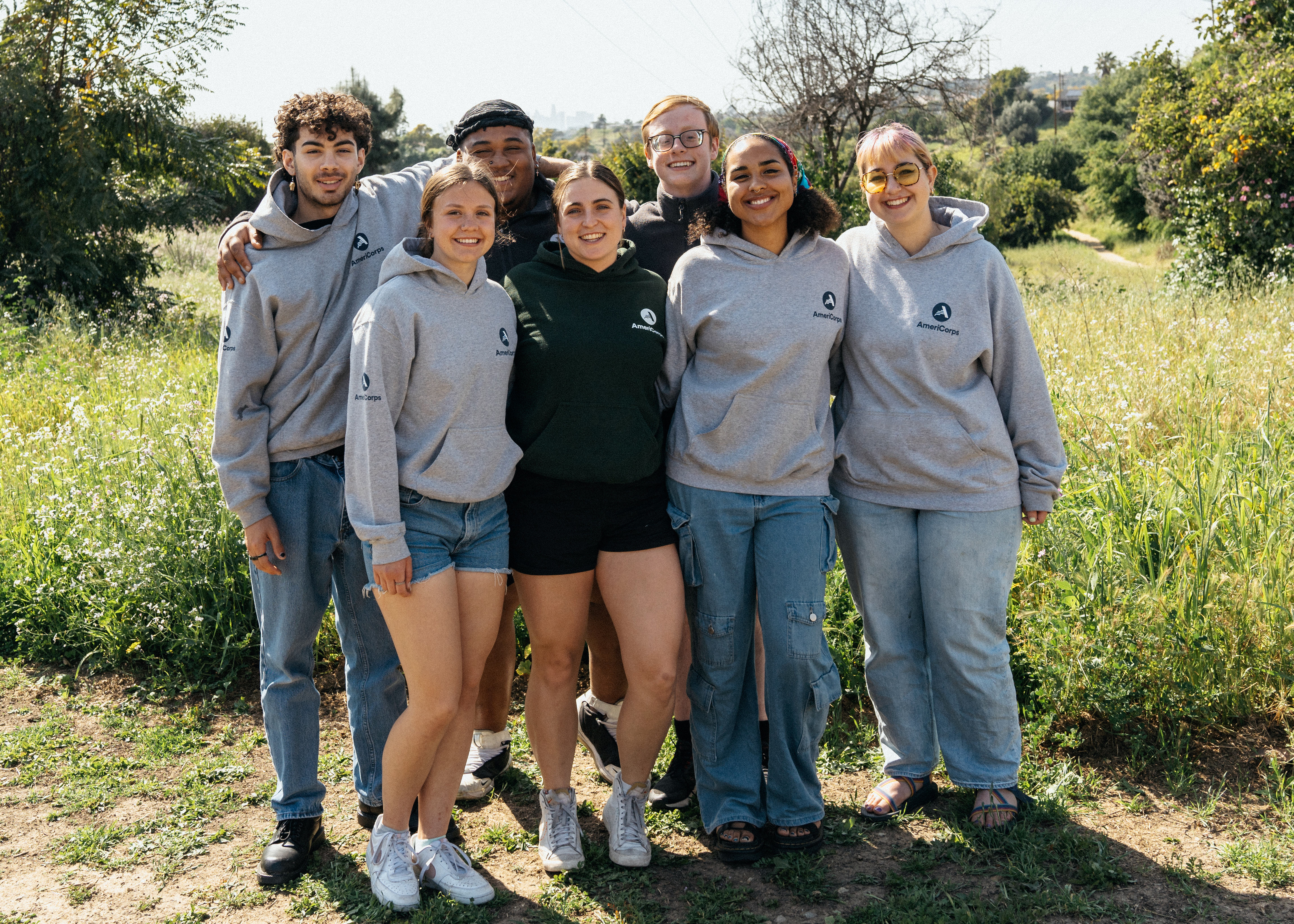 AmeriCorps members in the NCCC program