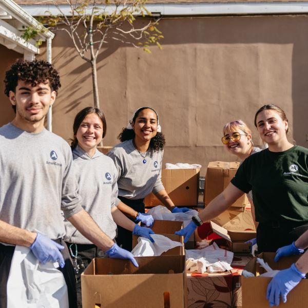 Members serving with AmeriCorps NCCC's traditional corps