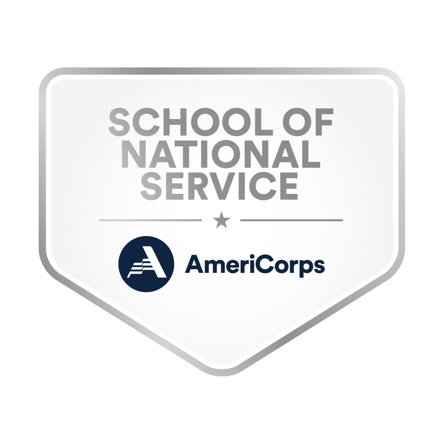 School of National Service badge, full color PNG