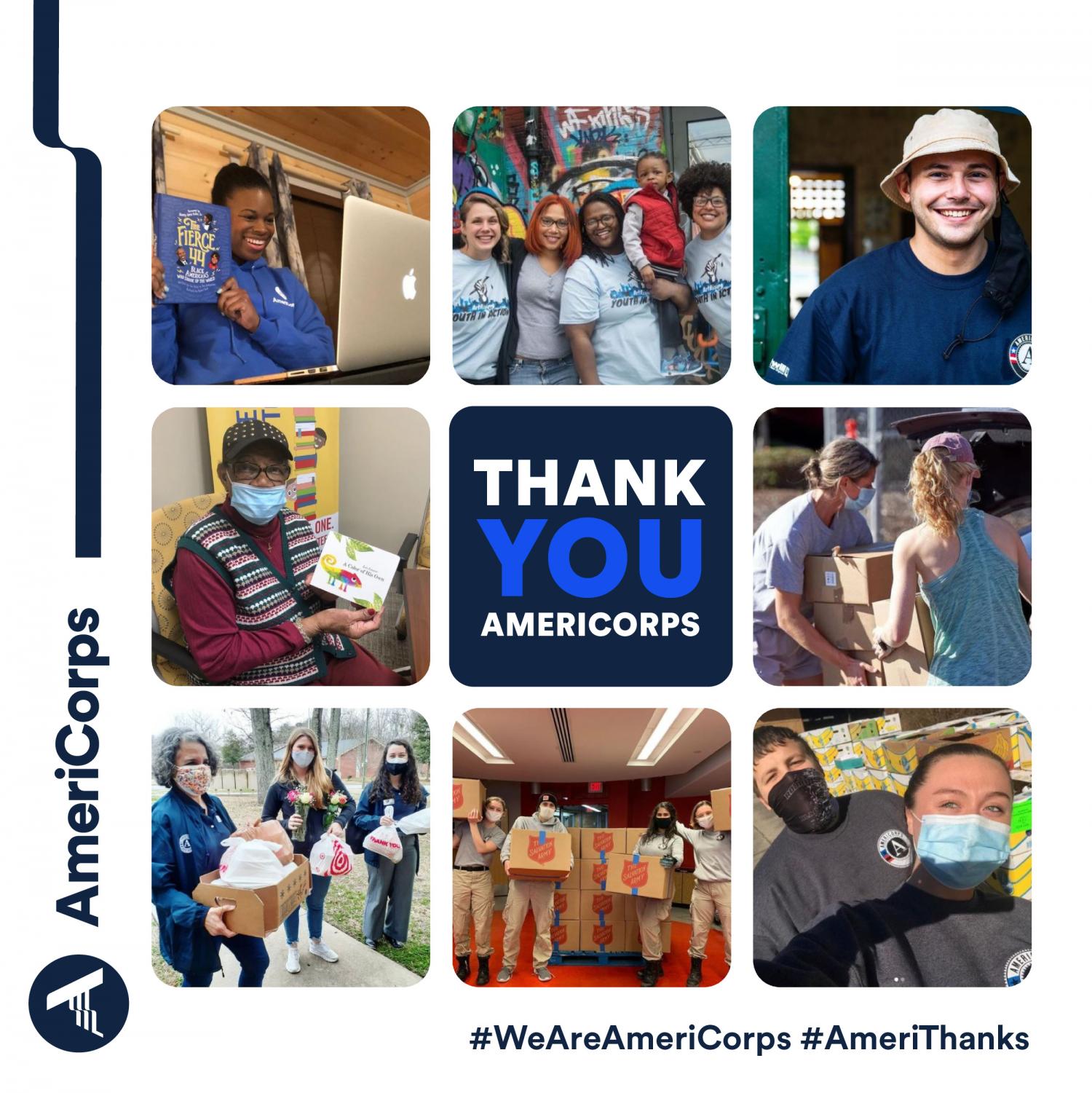 Thank you AmeriCorps, #WeAreAmeriCorps #AmeriThanks
