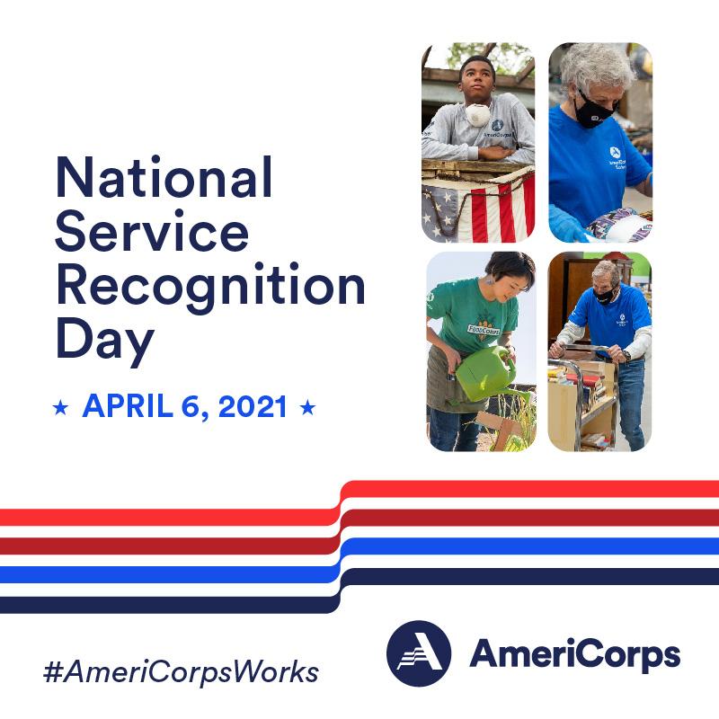 National Service Recognition Day graphic
